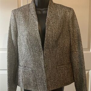 Jones New York Monochrome Tweed Blazer